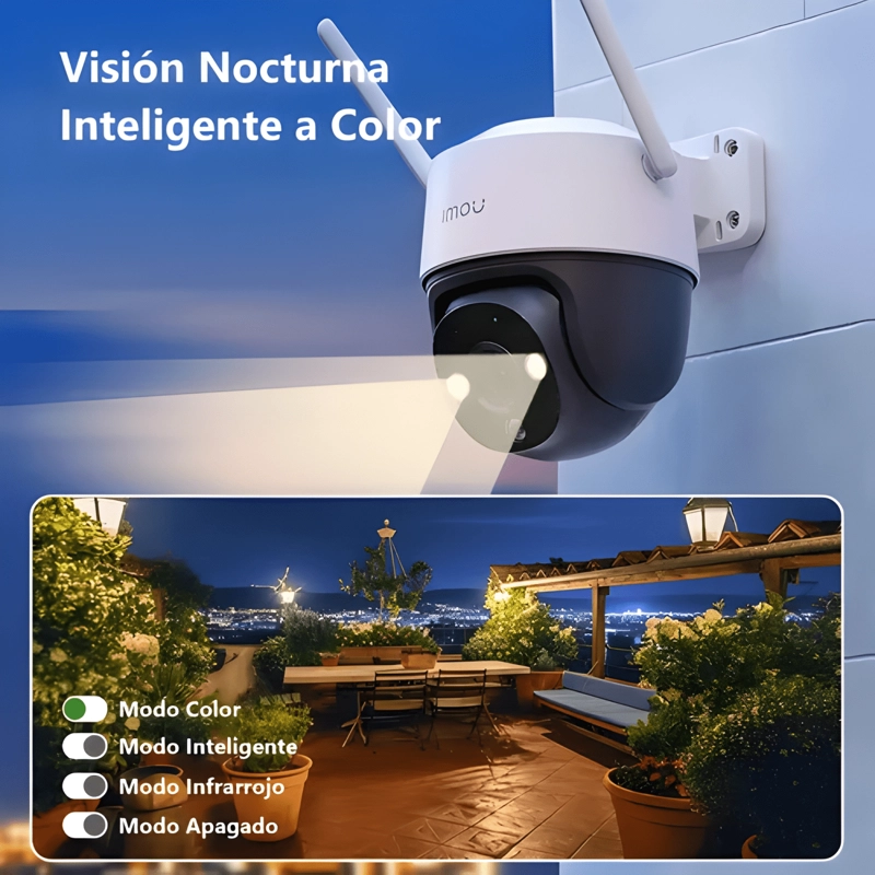 CAMARA DE SEGURIDAD WIFI MINI PTZ IMOU CRUISER SE+ BLANCO - 4