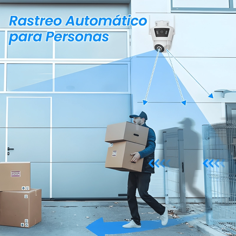 CAMARA DE SEGURIDAD WIFI IP 4MP DE DOBLE VISION ULTRA - 4
