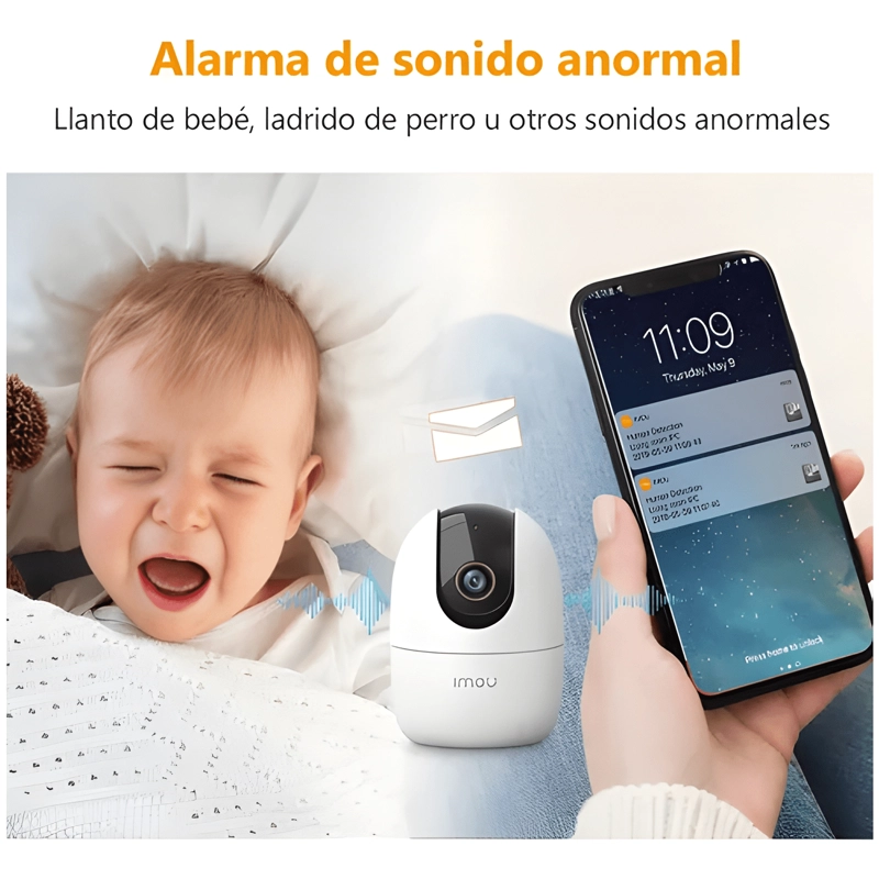 IMOU SEGURIDAD CAMARA RANGER 2 5MP WIFI 360° IP INTERIOR - 4