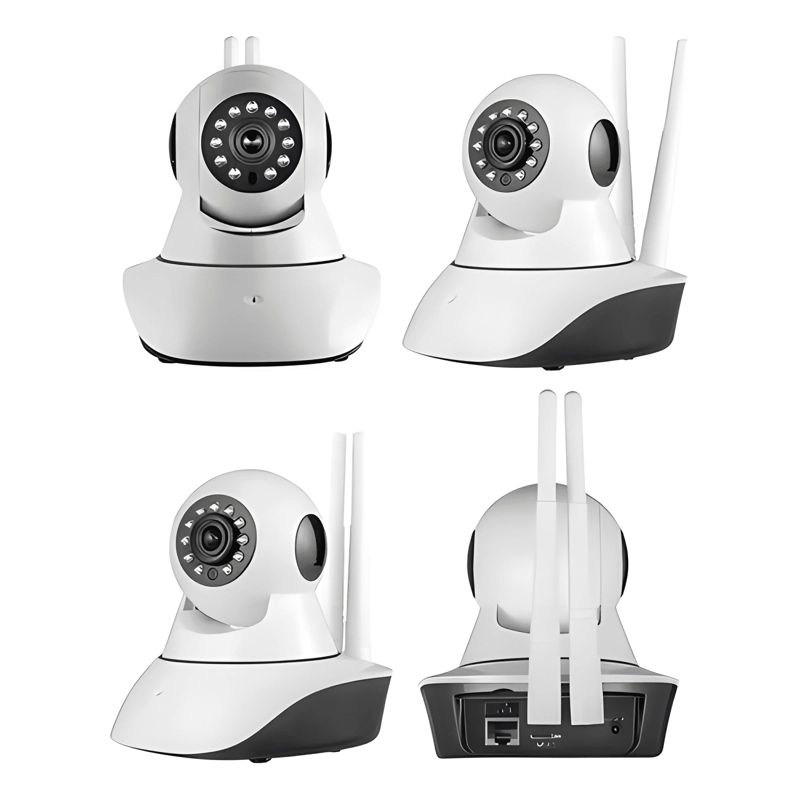 PACK 2 CAMARAS IP 360° HD 3MP WI-FI INTERIOR MOTORIZADAS - 1