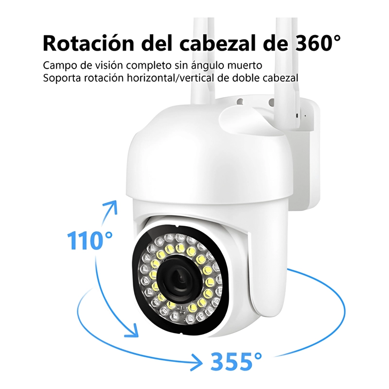 CAMARA EXTERIOR DOMO IP WIFI HD MOTORIZADA VISION IV - 2