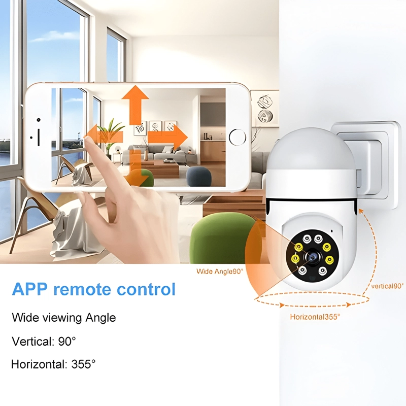 CAMARA WIFI IP MOVIMIENTO ALARMA EXTERIOR ANTI AGUA BLANCO - 4