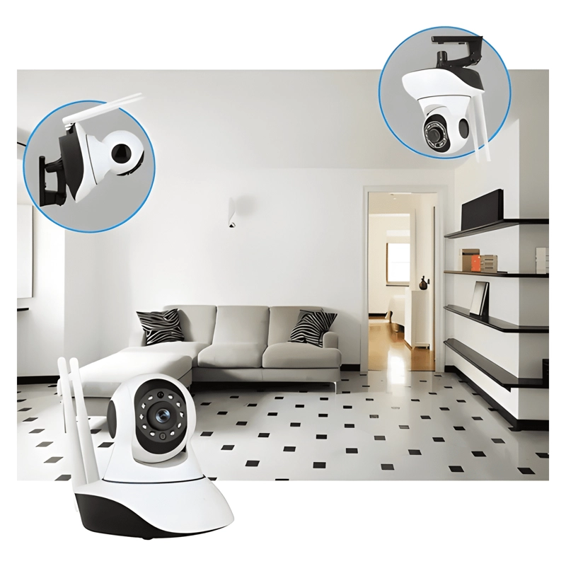 CAMARA SEGURIDAD IP WIFI HD MOTORIZADA VISION NOCTURNA 360º - 4
