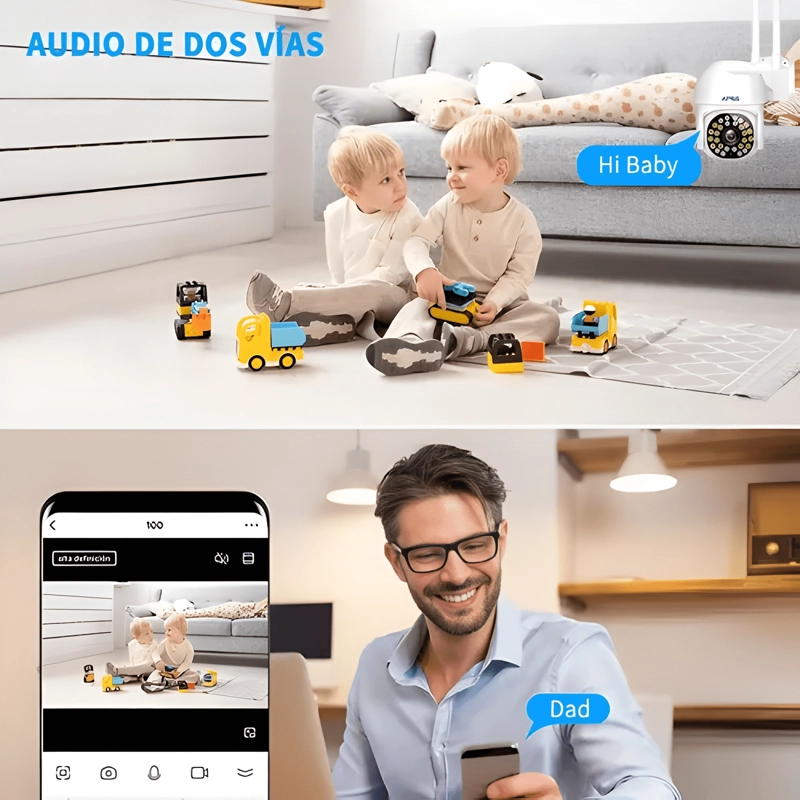 ATSG CAMARA IP 4MP FULL HD WIFI EXTERIOR PTZ CONEXION PLUS - 3