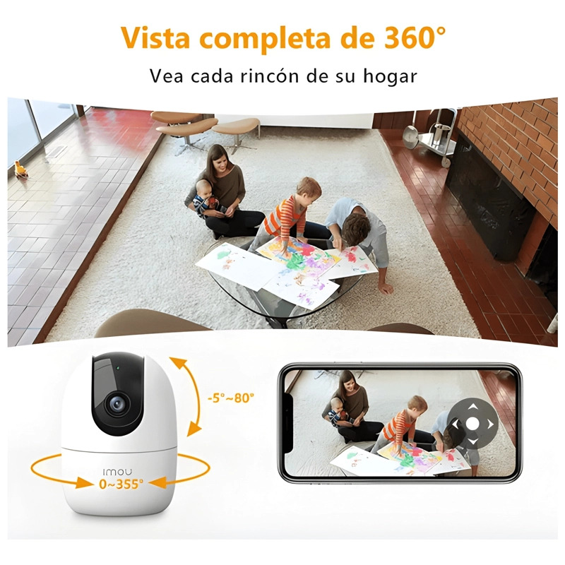 IMOU SEGURIDAD CAMARA RANGER 2-3MP-1 WIFI 360° IP PLUS - 2