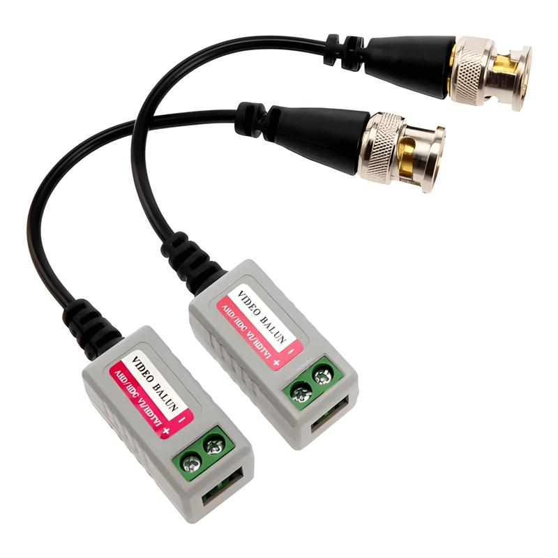 12 PARES BALUN PASIVO DE VIDEO 202A HDTVI/CVI/AHD/CVBS - 1