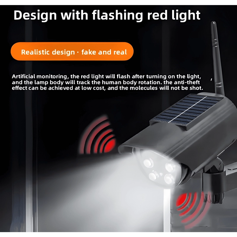 CAMARA FALSA TIPO DOMO CCD CON LUZ LED SEGURIDAD - 4