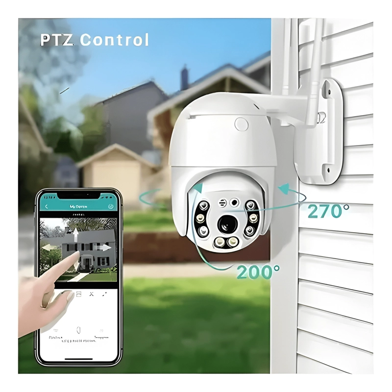 SMART CAMARA IP WIFI ALARMA EXTERIOR ANTI AGUA APP YOOSEE - 3