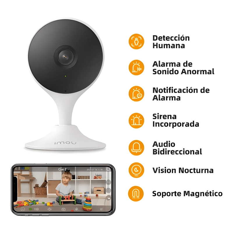IMOU SEGURIDAD CAMARA CUE 2-3MP-1 WIFI VIGILANCIA INTERIOR - 1