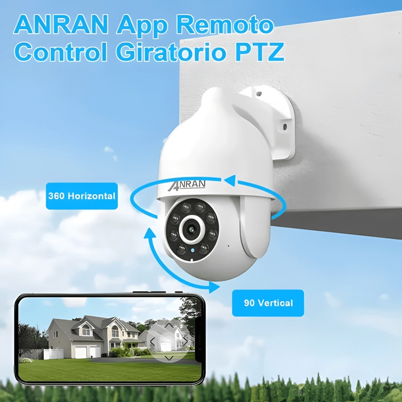 ANRAN N30W1548 CAMARA DE SEGURIDAD WIFI IP EXTERIOR BLANCO - 3