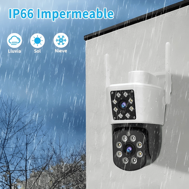 2NLF CAMARA DE SEGURIDAD EXTERIOR WIFI IP 360 DOBLE LITE - 4