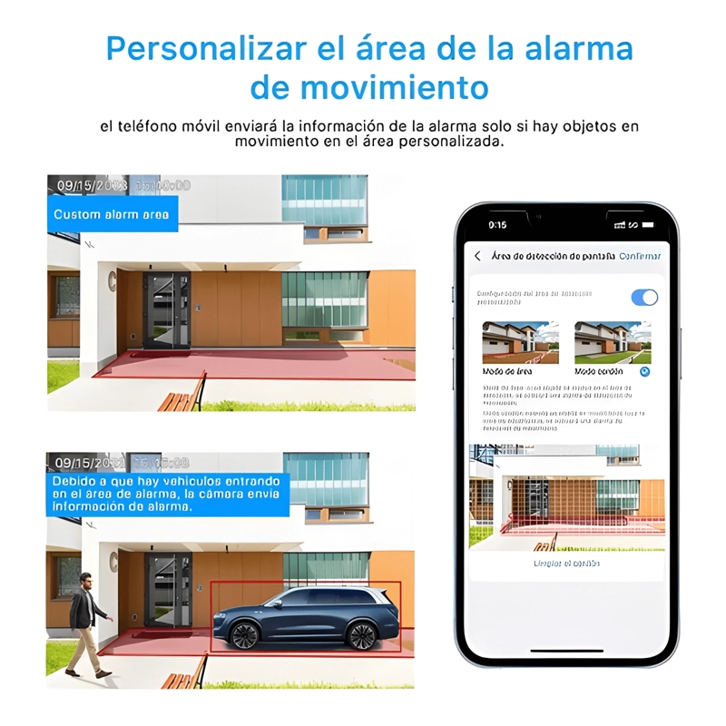CAMARA SEGURIDAD WIFI HD 1080 EXTERIOR IMPERMEABLE - 2