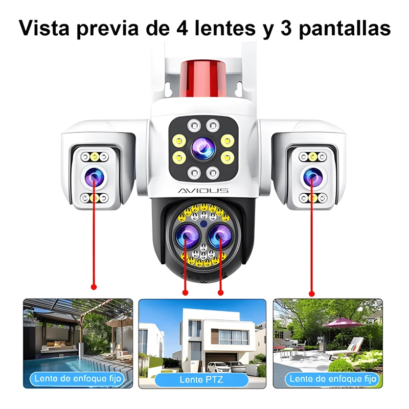 CAMARA DOMO IP WIFI YOOSEE EXTERIOR FULL HD 1080P VISION - 2