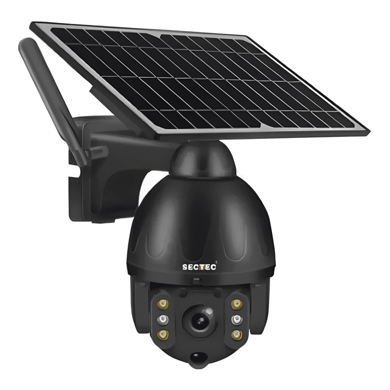 CAMARA VIGILANCIA DE METAL, 4G PANEL SOLAR, INCLUYE CHIP - 1