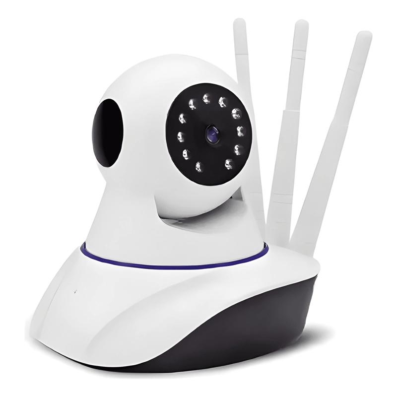 PACK X3 CAMARAS IP 360° WIFI HD VISION NOCTURNA BLANCO - 2