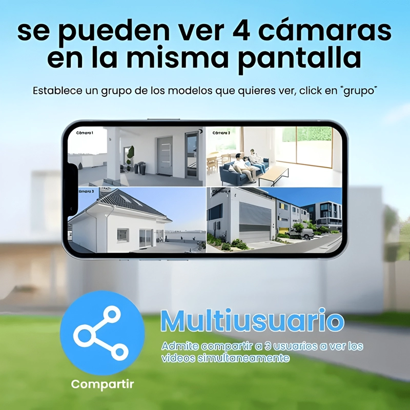 2 CAMARAS IP SMART WIFI INFRARROJO EXTERNO Y INTERNO HD II - 1