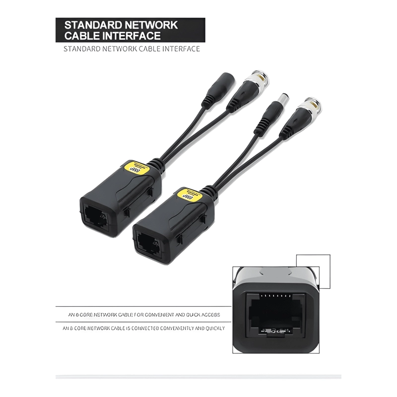 BALUN DE VIDEO CAMARA IP RJ45 HD-CVI /TVI/ AHD, PARA CCTV - 3