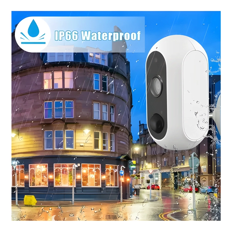CAMARA IP INALAMBRICA 3MP RECARGABLE WIFI/K2 - 3