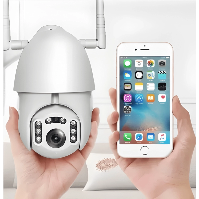 CAMARA IP X2 CON MOVIMIENTO, INFRARROJO IMPERMEABLE WIFI HD - 4