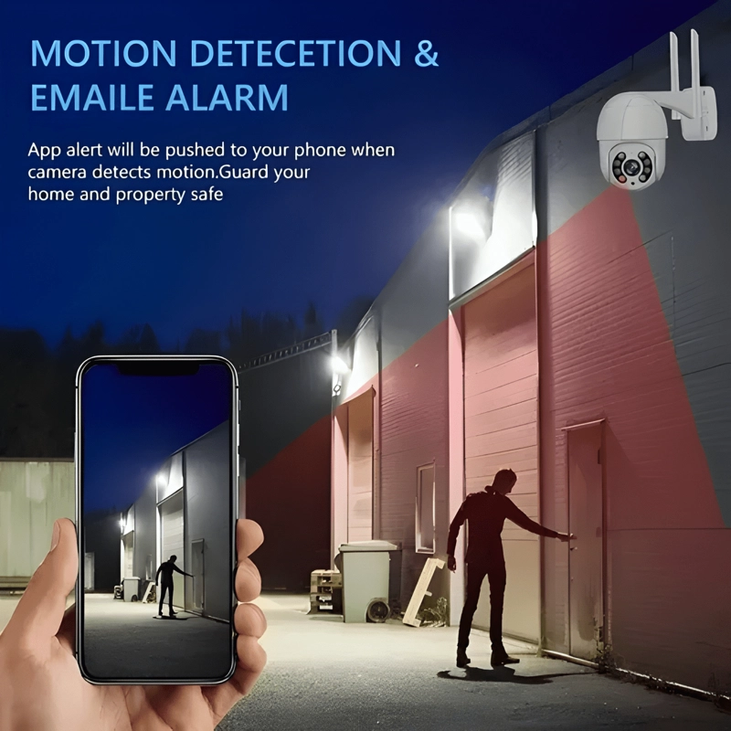 CAMARA IP CON MOVIMIENTO INFRARROJO IMPERMEABLE WIFI FULL HD - 2