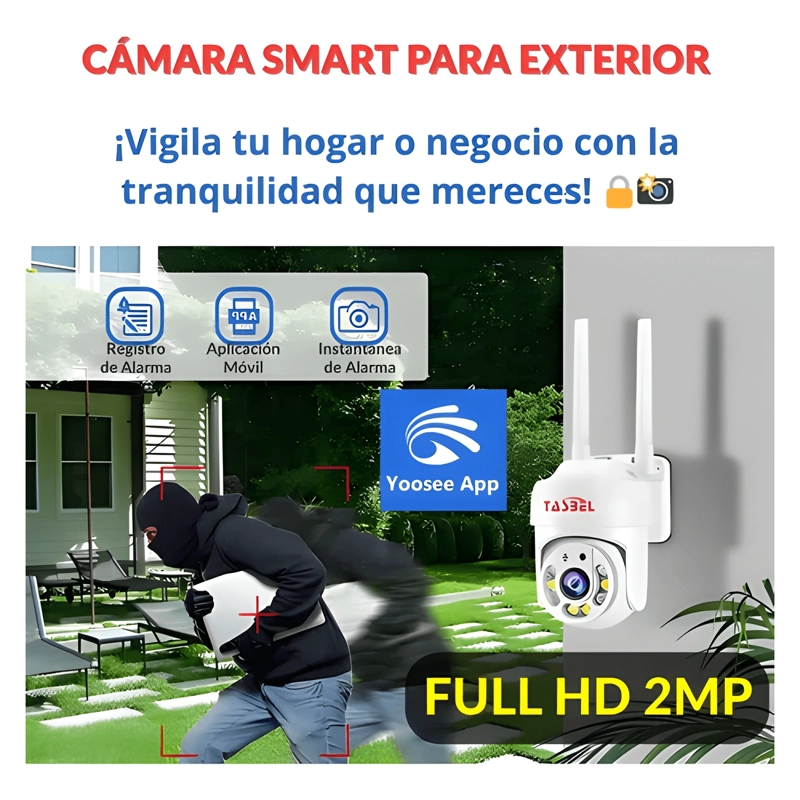 PACK X3 CAMARA IP WIFI EXTERIOR 1080P INALAMBRICA HD PLUS - 2