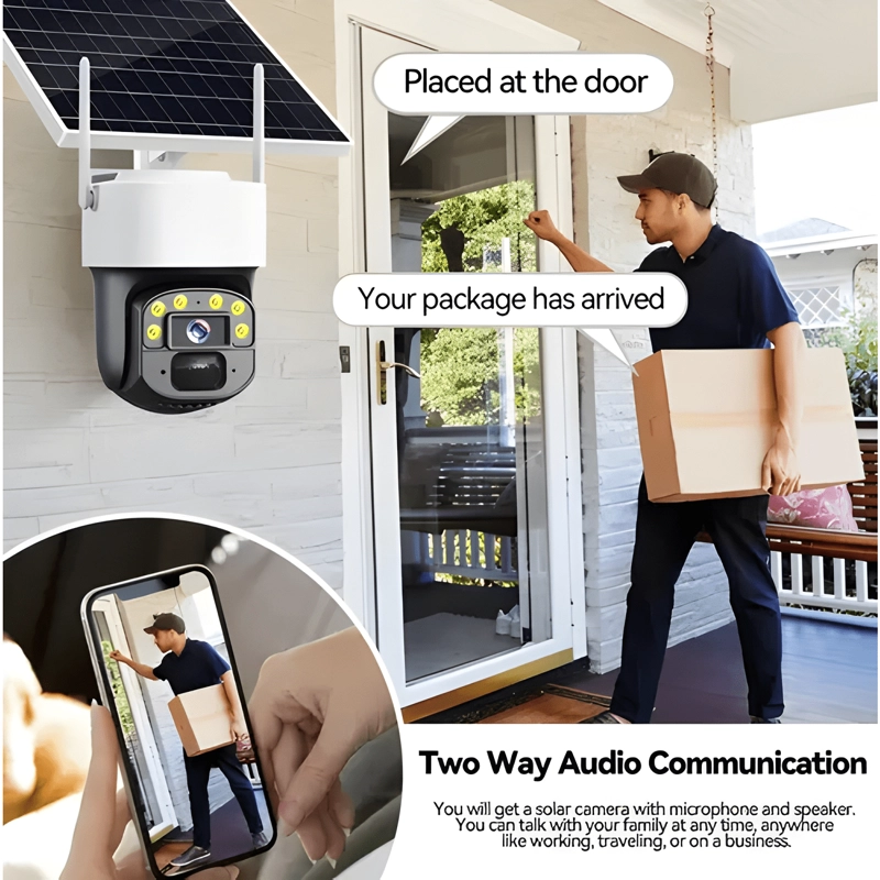 CAMARA DE SEGURIDAD SOLAR NOCTURNA INALAMBRICA YOOSEE 4G - 2