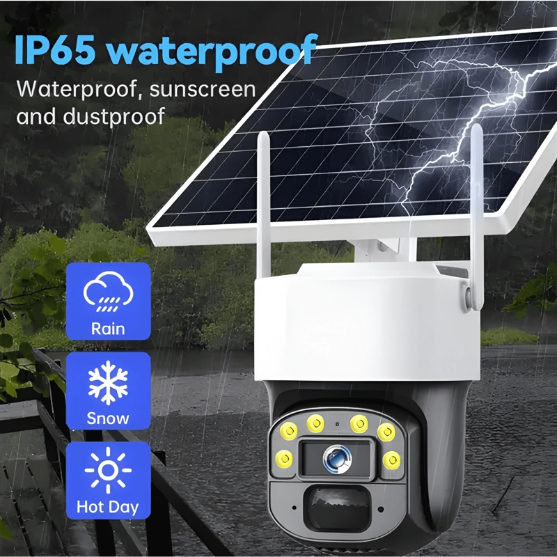 CAMARA DE SEGURIDAD SOLAR NOCTURNA INALAMBRICA YOOSEE 4G - 3