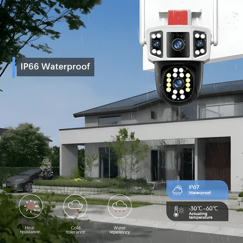 CAMARA DE SEGURIDAD EXTERIOR WIFI FULL HD 8MP IP66 VISION - 3