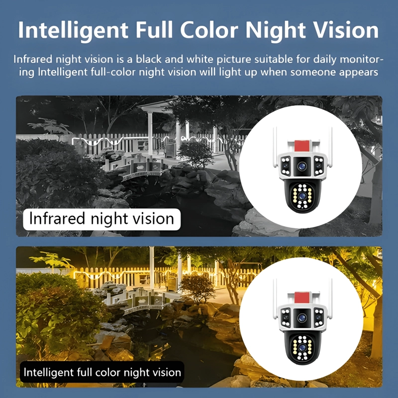 CAMARA DE SEGURIDAD EXTERIOR WIFI FULL HD 8MP IP66 VISION - 4