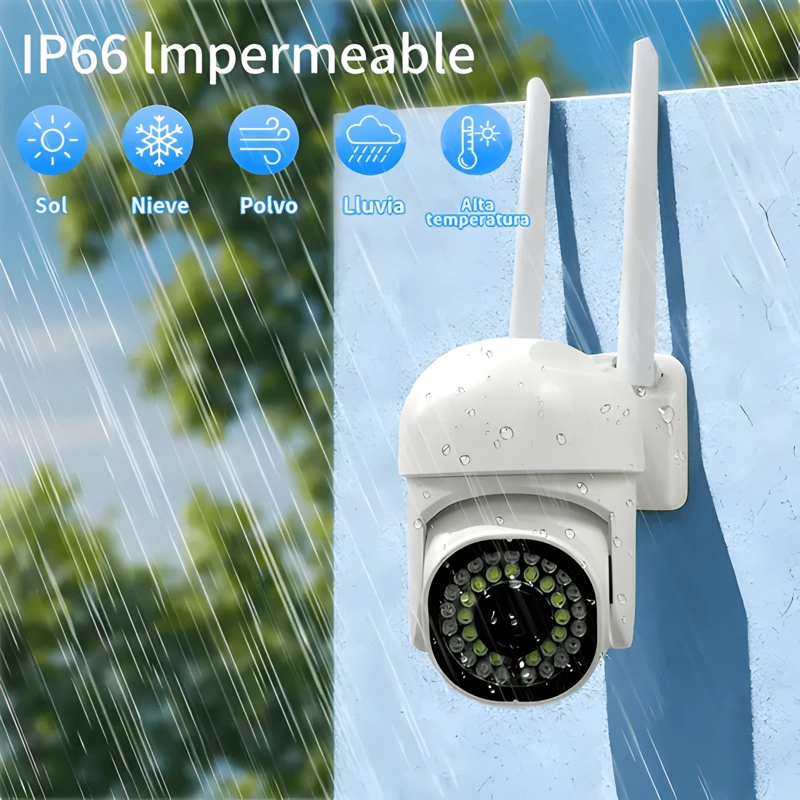 CAMARA SUPERCENTER HOGAR WIFI HD 1080P PTZ 2 UNIDADES MAX - 4