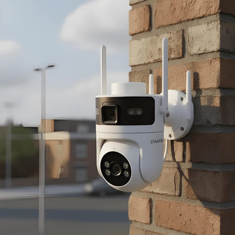 CAMARA EXTERIOR WIFI STANFEEL ST66 DUAL 2K PARA APP TUYA - 2