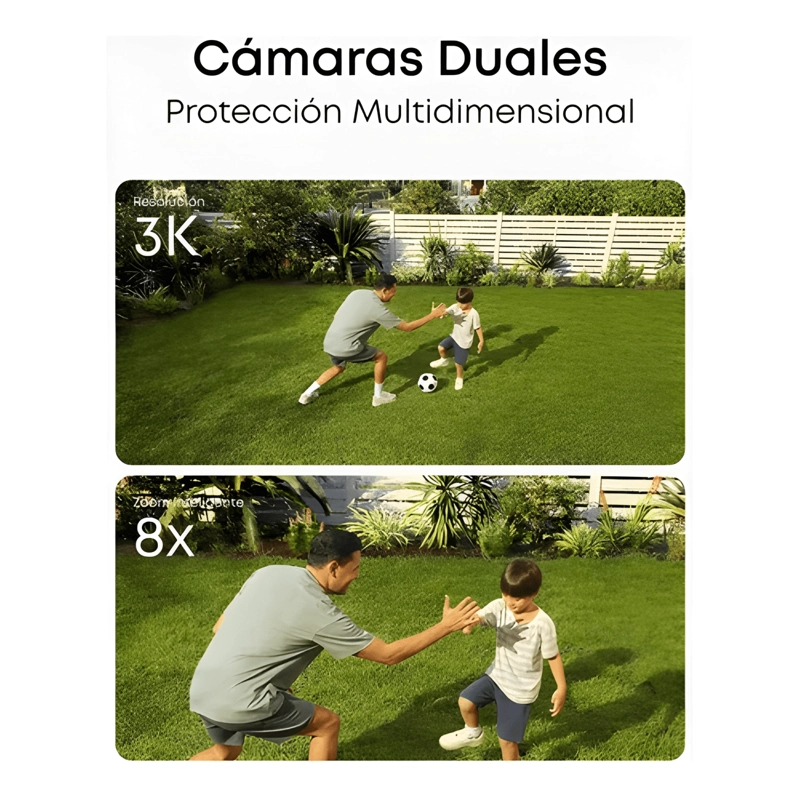 CAMARA DE SEGURIDAD INALAMBRICAS EUFY FLOODLIGHT CAM E340, - 1