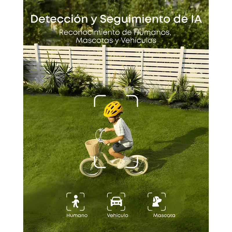 CAMARA DE SEGURIDAD INALAMBRICAS EUFY FLOODLIGHT CAM E340, - 3