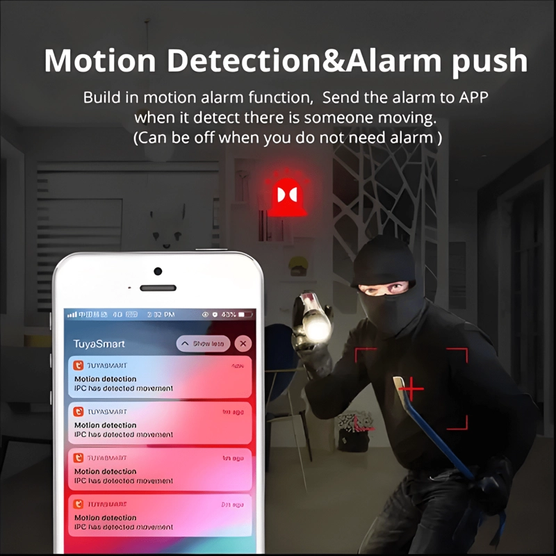 CAMARA MONITOR CON MOVIMIENTO INFRARROJO WIFI - 1