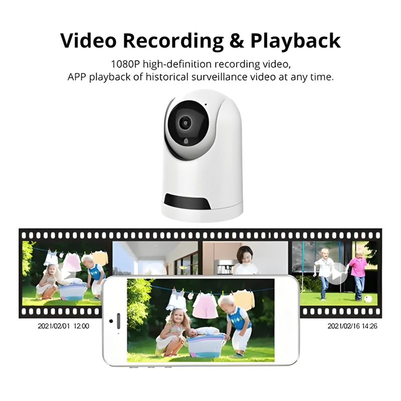 CAMARA MONITOR CON MOVIMIENTO INFRARROJO WIFI - 4