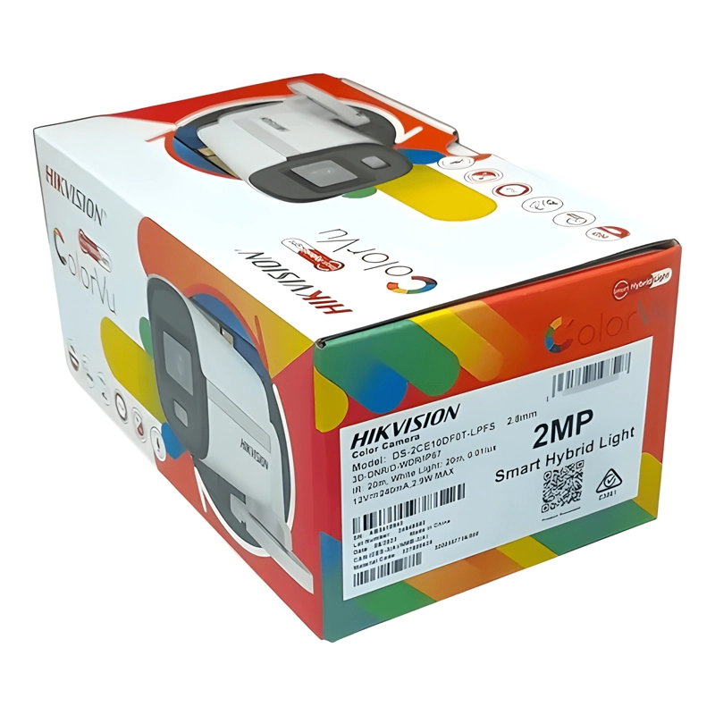 CAMARA BULLET FULL HD 2MP COLORVU IP67 DS-2CE10DF0T-LPFS - 3