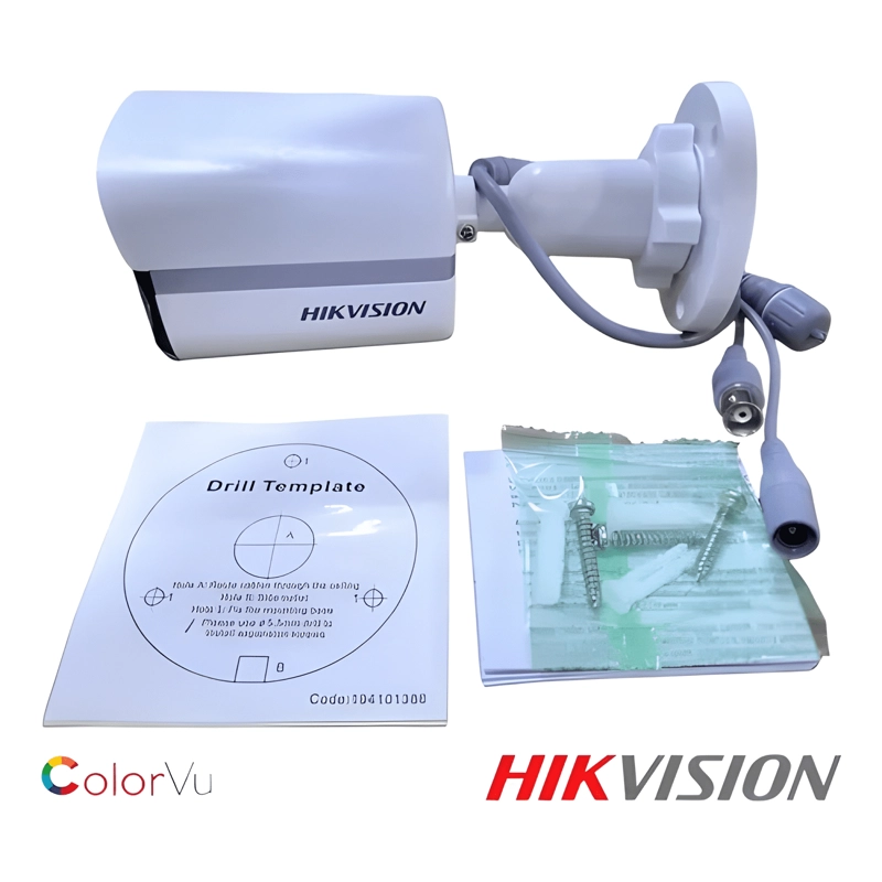 CAMARA BULLET FULL HD 2MP COLORVU IP67 DS-2CE10DF0T-LPFS - 4