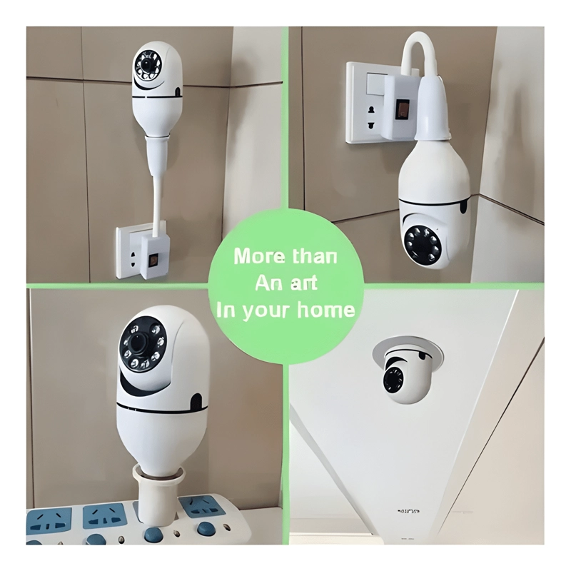 CAMARA DE SEGURIDAD OEM E27 CON RESOLUCION 2MP BLANCO - 2
