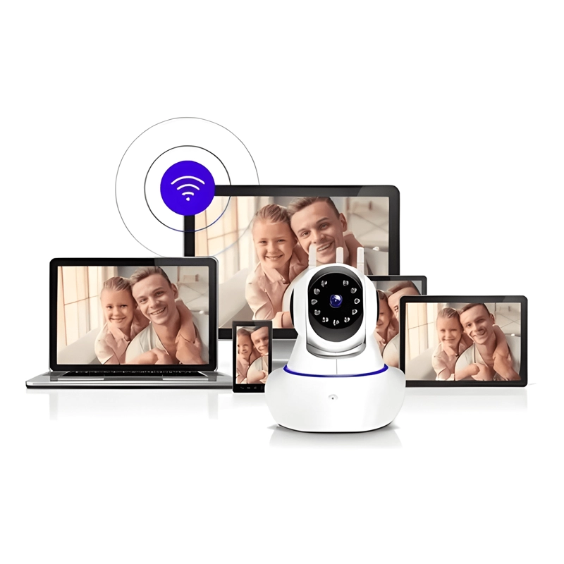 CAMARA ROBOT HD, 3 ANTENAS, WIFI 360, VISION NOCTURNA, VOZ - 3