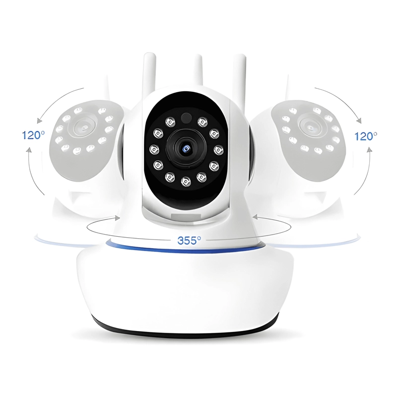 CAMARA SEGURIDAD WIFI IP360 INFRARROJO SENSOR 3 ANTENA 1080P - 3