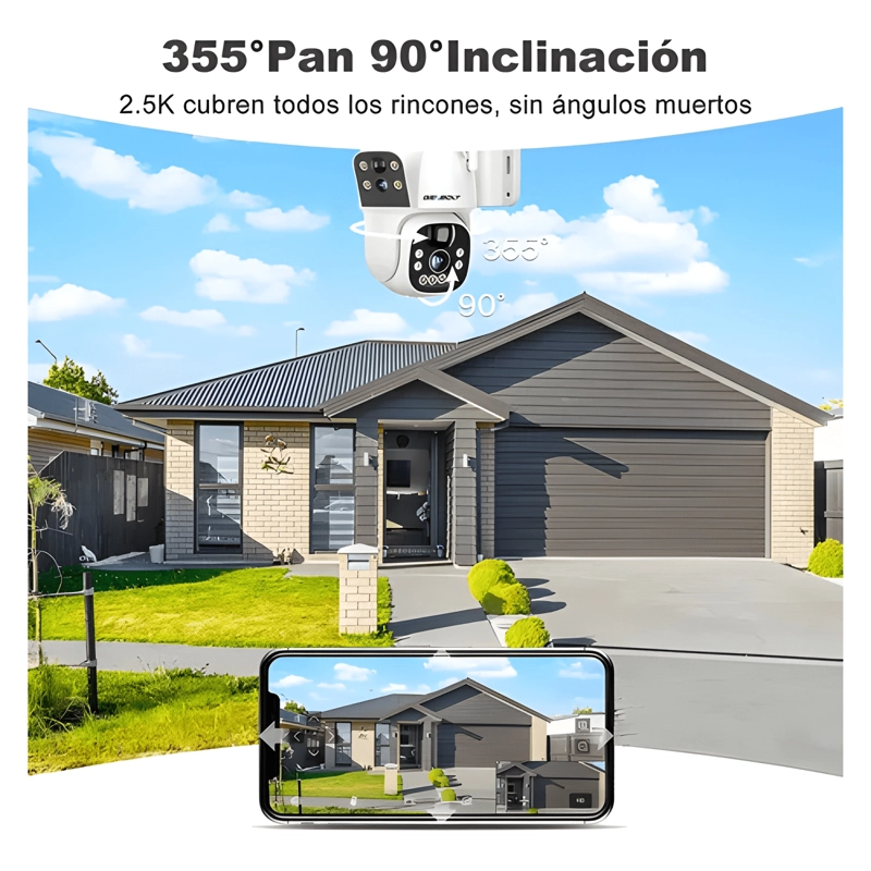 GENBOLT® CAMARAS DE VIGILANCIA WIFI SOLAR EXTERIOR - 4