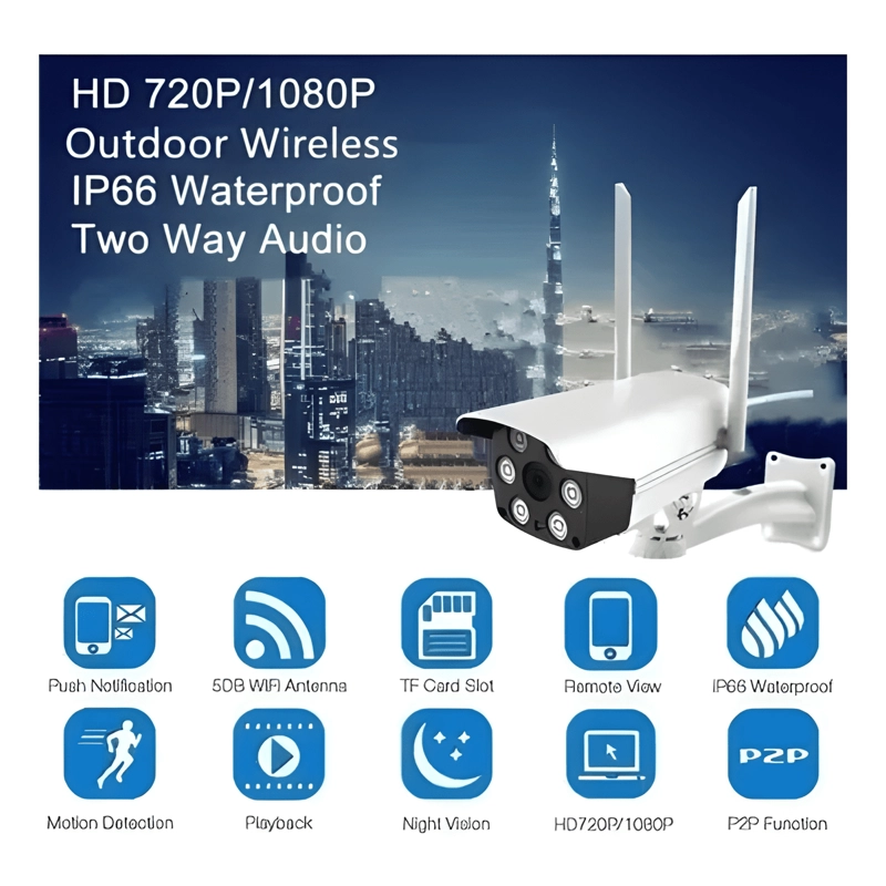 CAMARA IP EXTERIOR LNALAMABRICA WIFI 1080 HD/9016 - 3