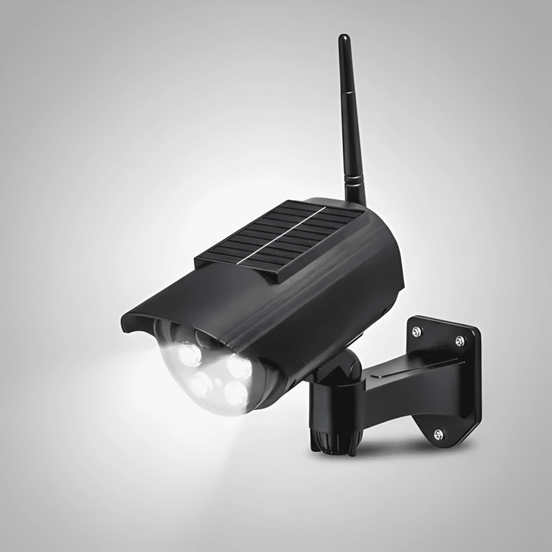 CAMARA FALSA SEGURIDAD SIMULADA TIPO BULLET CCD CON LUZ LED - 2