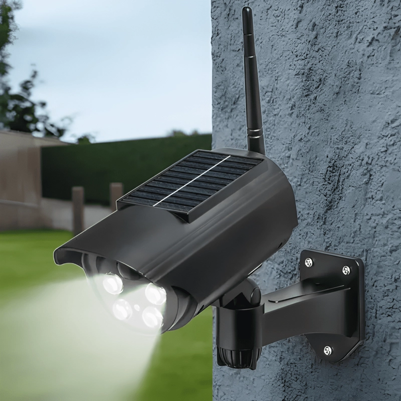 CAMARA FALSA SEGURIDAD SIMULADA TIPO BULLET CCD CON LUZ LED - 3