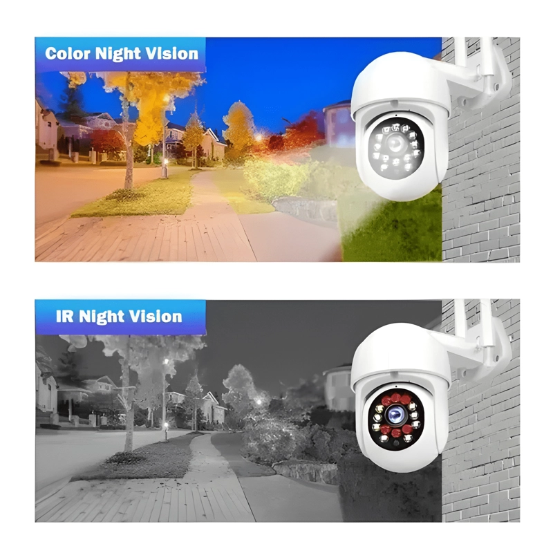CAMARA IP CON MOVIMIENTO, INFRARROJO IMPERMEABLE WIFI HD - 3