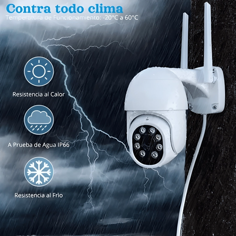 PACK X2 CAMARA IP WIFI EXTERIOR 1080P INALAMBRICA HD - 2