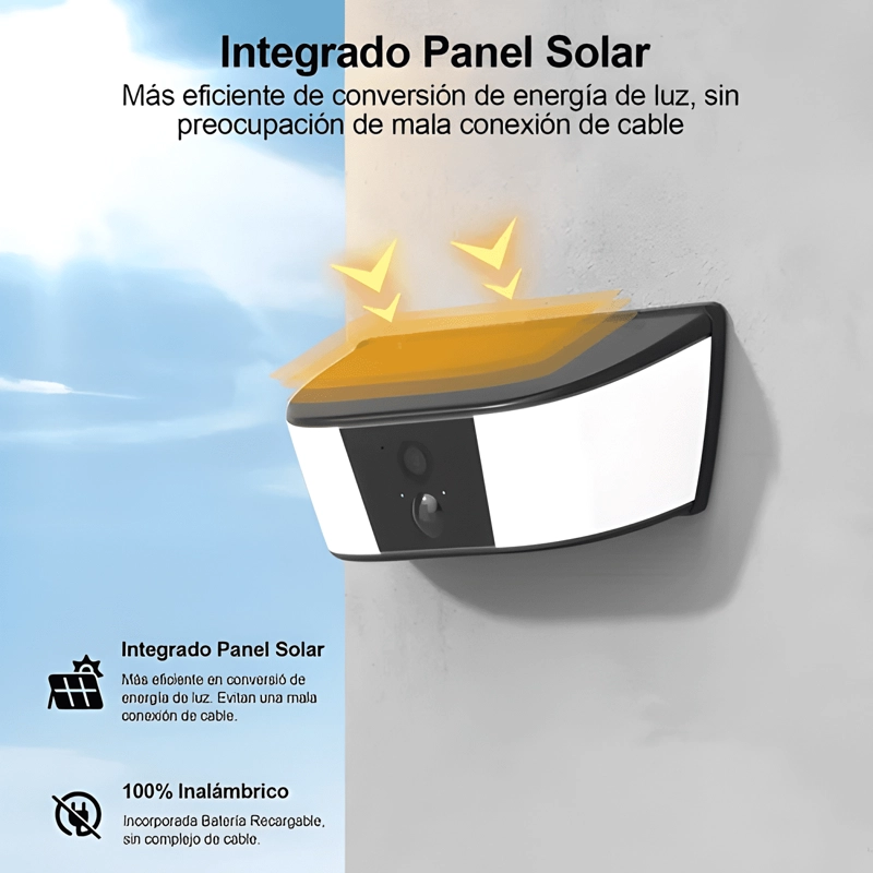 ANRAN CAMARA DE SEGURIDAD SOLAR INALAMBRICA 2.4G WIFI 3MP - 1