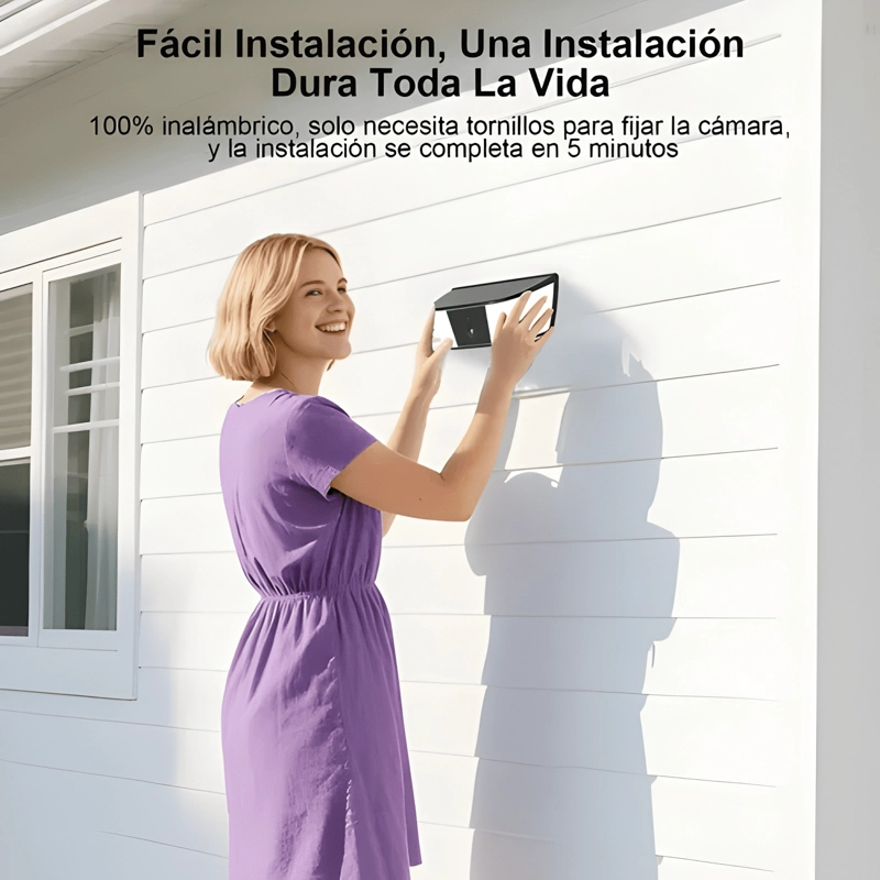 ANRAN CAMARA DE SEGURIDAD SOLAR INALAMBRICA 2.4G WIFI 3MP - 2