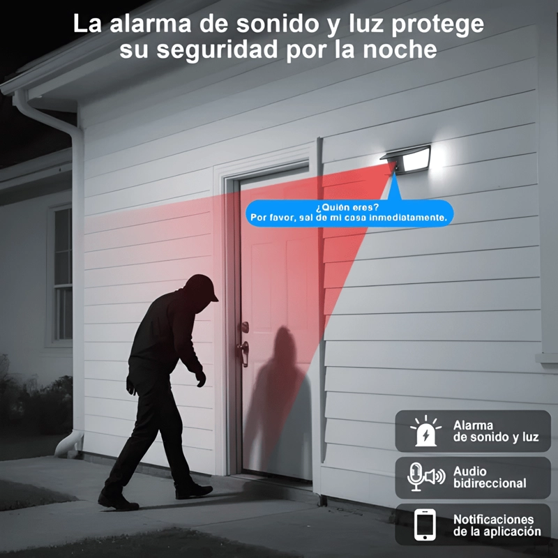 ANRAN CAMARA DE SEGURIDAD SOLAR INALAMBRICA 2.4G WIFI 3MP - 3