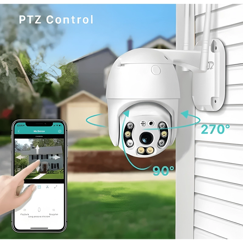 CAMARA IP WIFI EXTERIOR HD 1080P ZOOM ASESORIA INSTALACION - 2